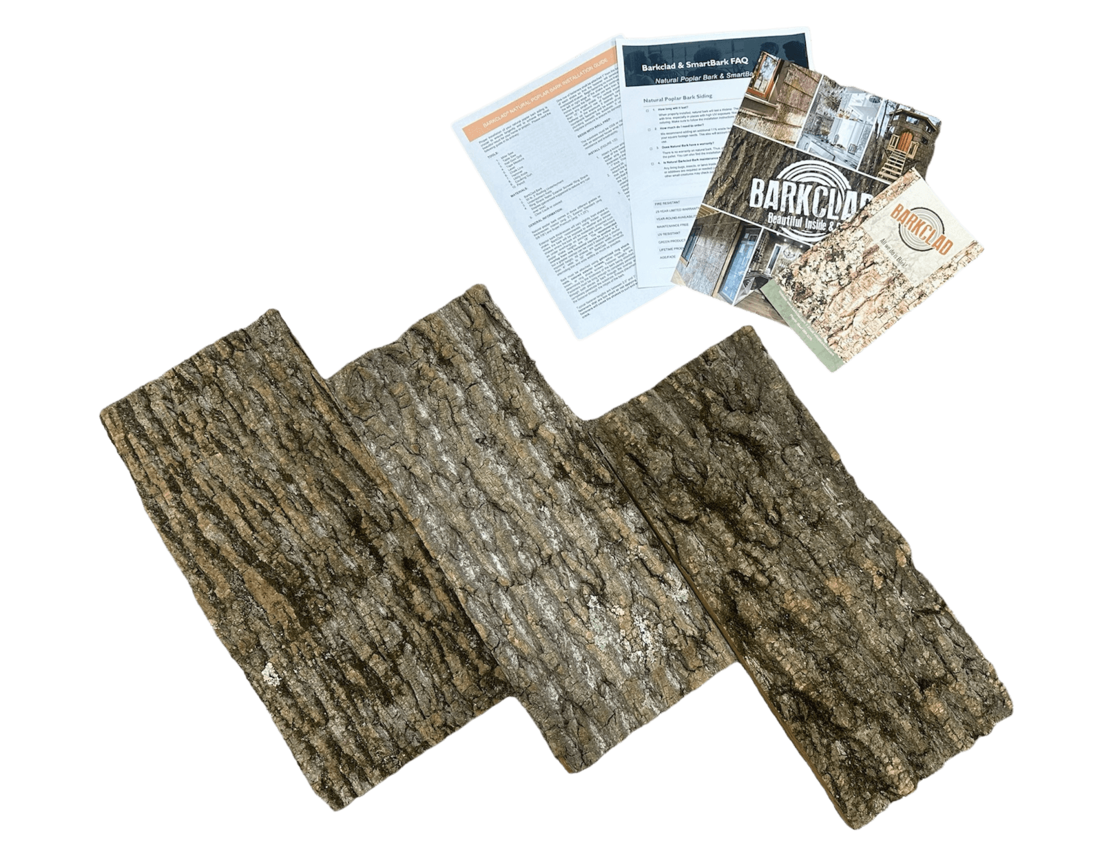 Natural Poplar Bark Sample