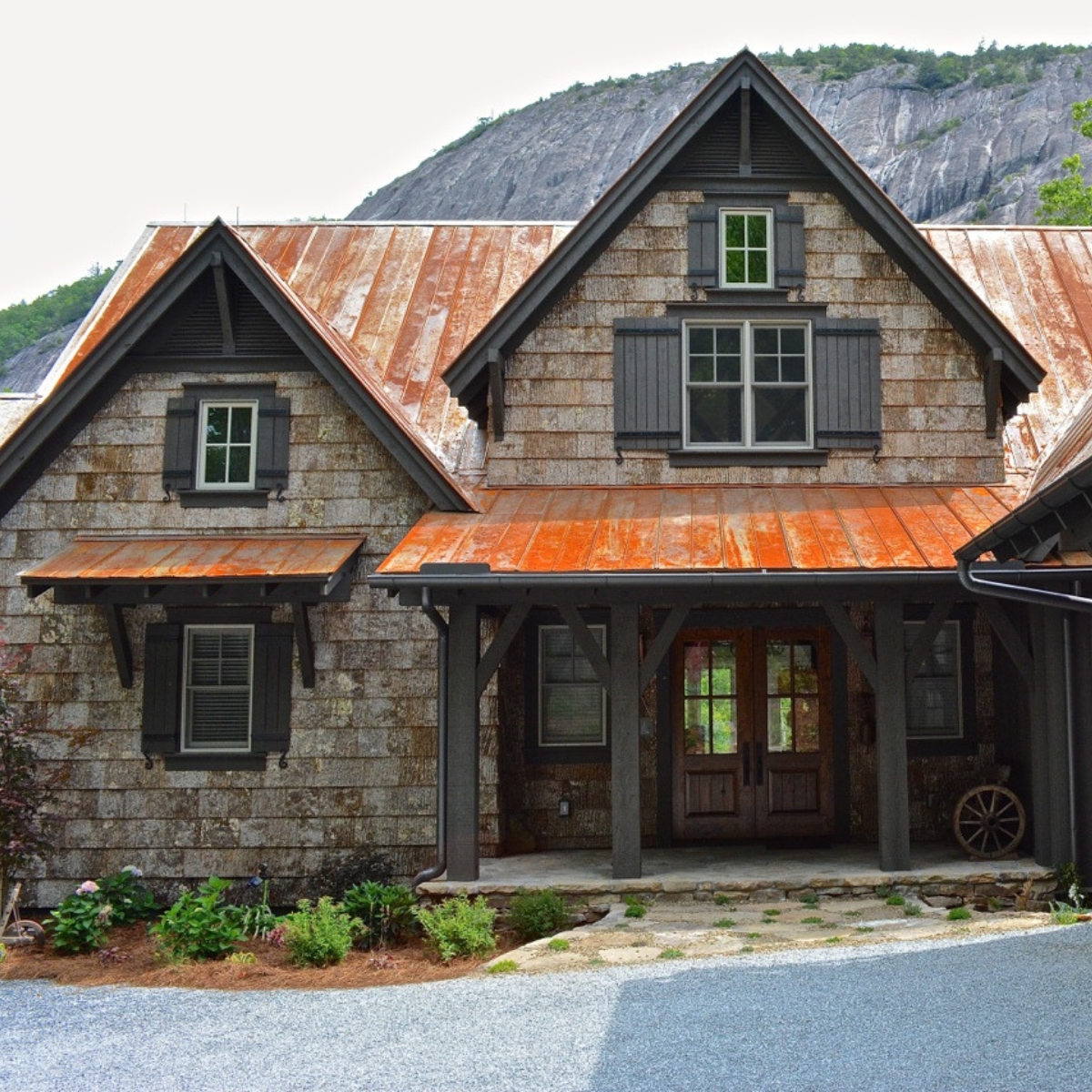 Standard exterior grade natural poplar bark swatch