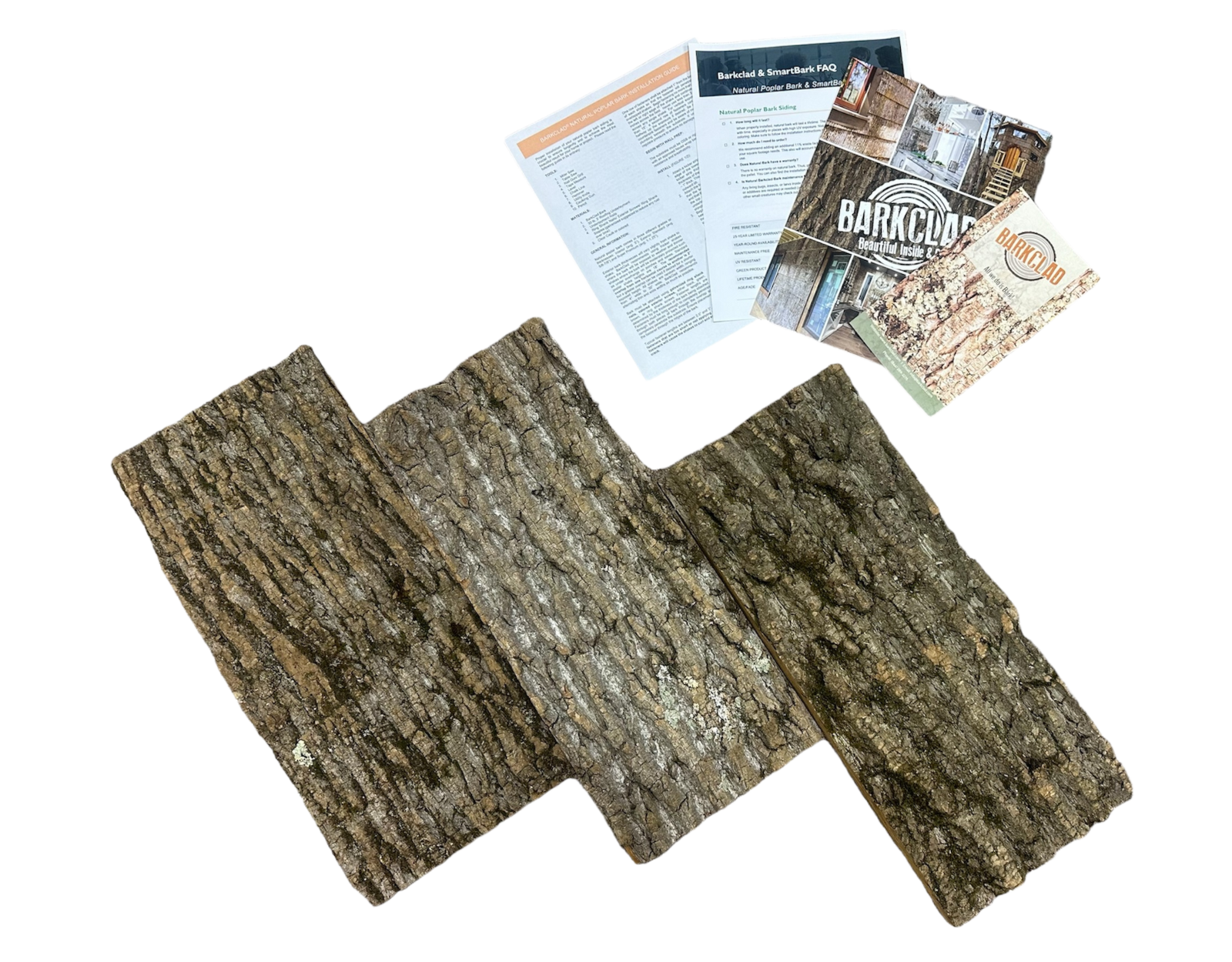 Natural Poplar Bark Sample