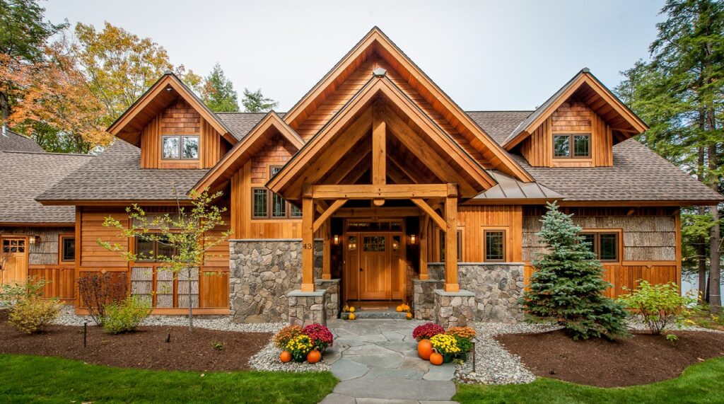 natural bark siding