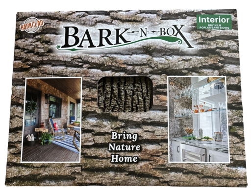 natural poplar bark siding